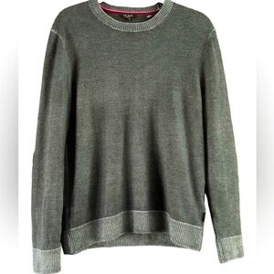 Ted Baker women’s distressed gray charcoal wool sweater size 4